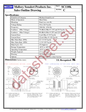 SC110K datasheet  